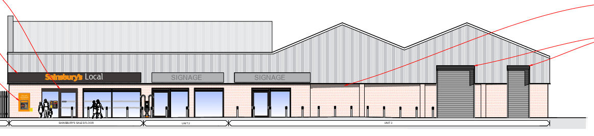 New Sainsbury's Local and Howdens in Formby nearing opening