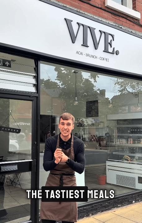 Man outside a shop