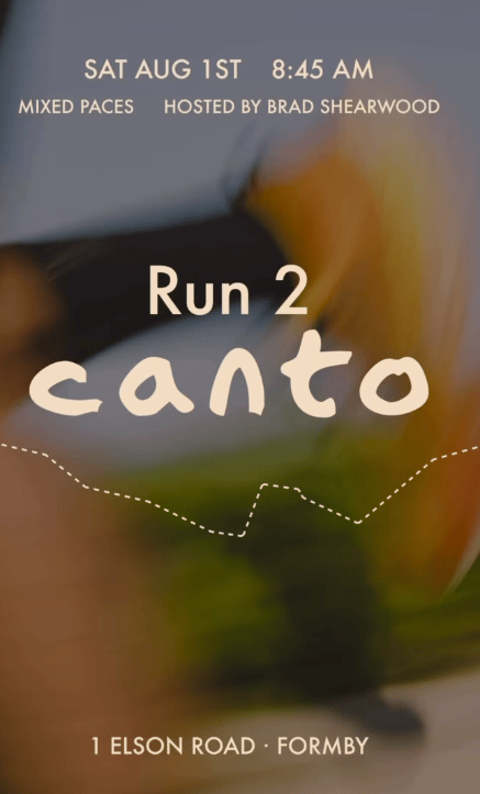 Run club @ Canto