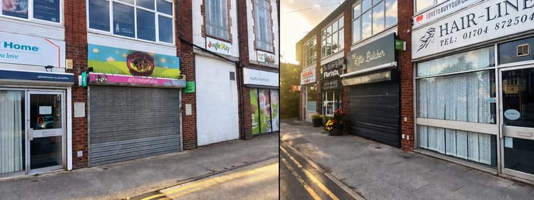 A picture of some shops